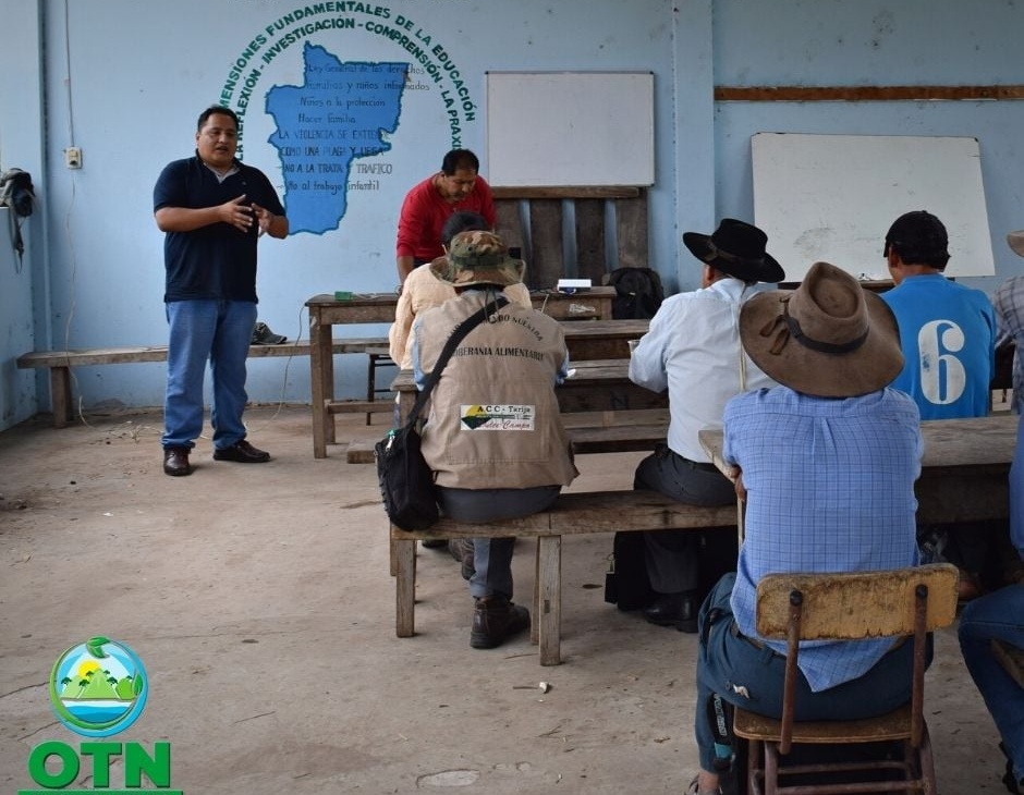 El municipio de Entre Ríos provincia O’Connor, la OTN-PB participó en la reunión de socialización y presentación del “Estudio de Diseño Técnico de Pre-inversión Manejo Integral de la Micro Cuenca del Rio Arbolito”.